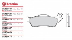 Brzdové destičky Brembo MOTO