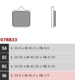 Brzdové destičky Brembo MOTO